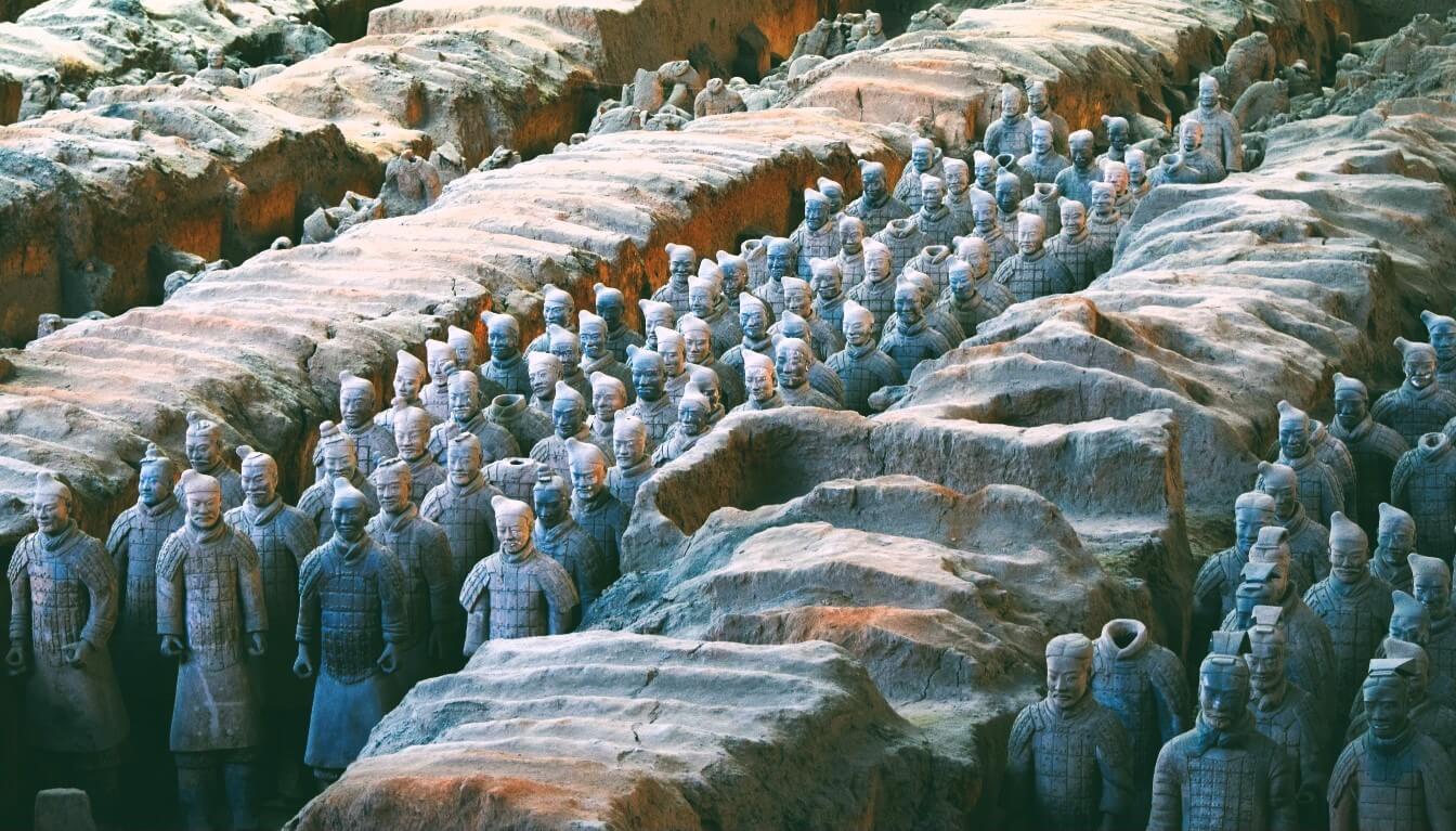 Ejército de Terracota, Distrito Lintong, Xi'an, Shaanxi, China - destinos de viaje en Asia