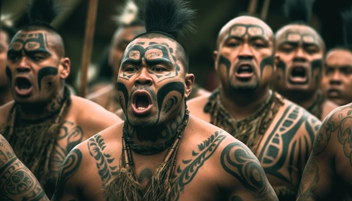 Haka, Danza de Guerra Maorí, Nueva Zelanda - destinos de viaje en Australia y Oceanía